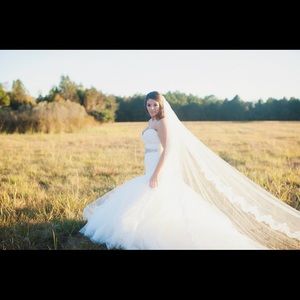 Designer wedding gown by Lazaro